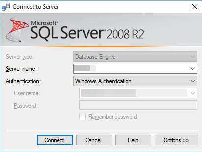 MS SQL Server - Connect to Server (2)